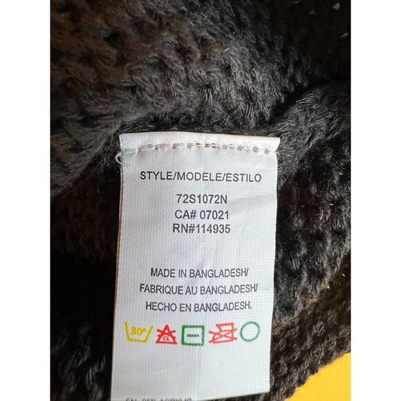 RDI Pullover Sweater Womens XS Ash Gray Cable Knit Long Sleeve Crew Neck NWT - Picture 5 of 6